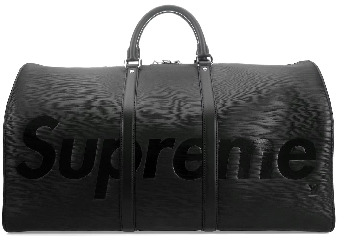 Louis Vuitton x Supreme Keepall Bandouliere Epi 55 Black
