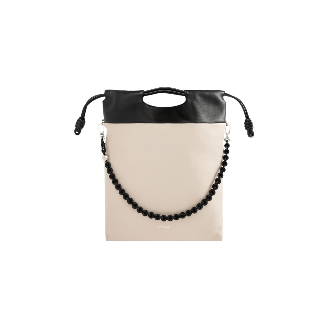 Loewe Flamenco Purse Tote 'Light Ghost/Black'