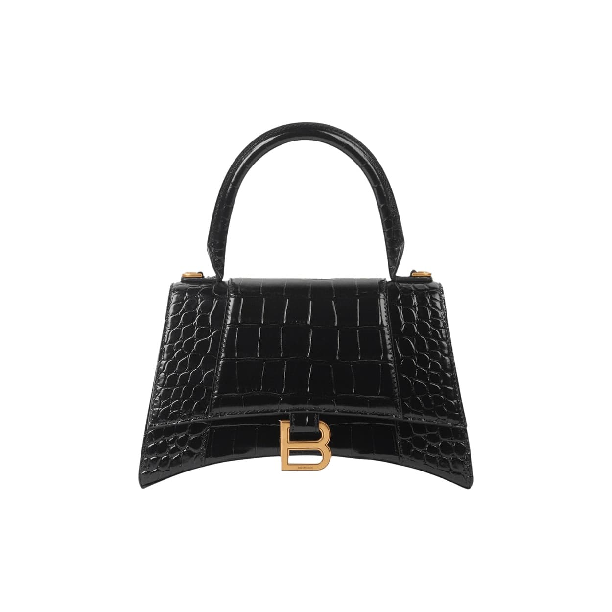 Balenciaga Hourglass Small Top Handle Bag 'Black'