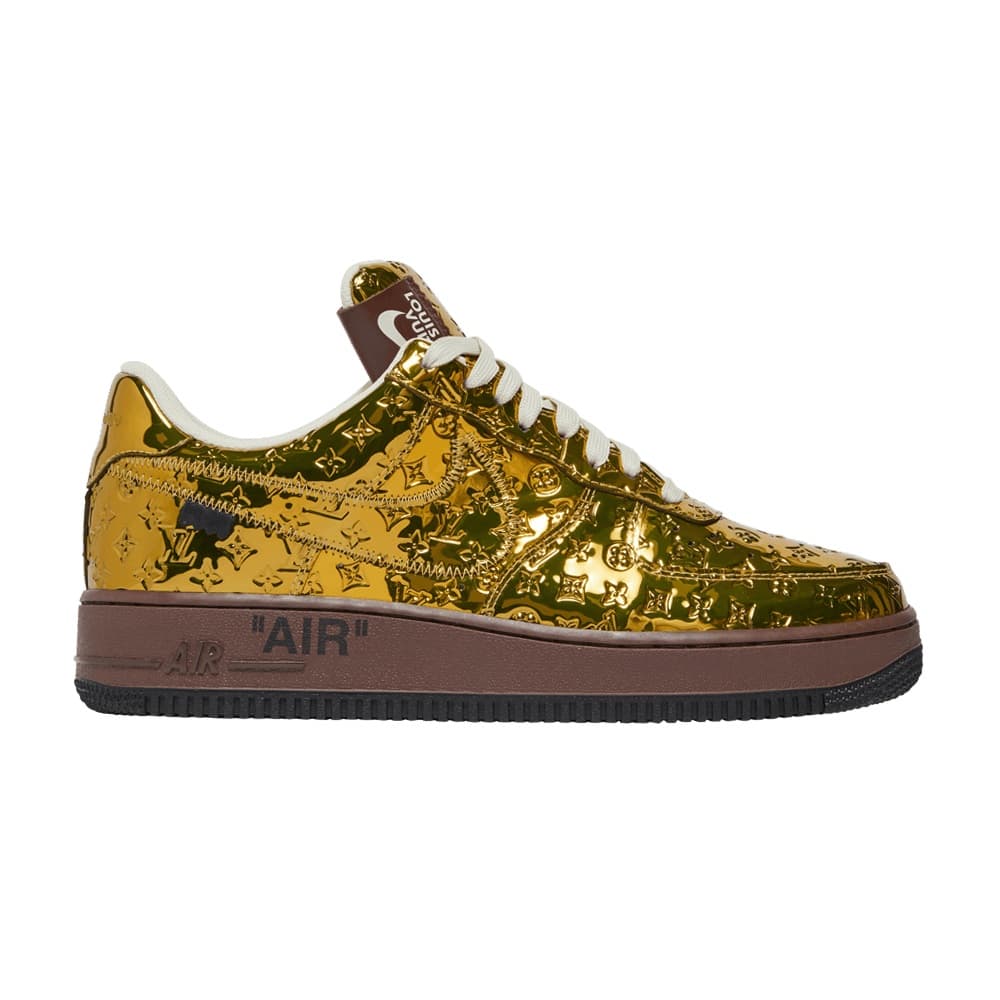 Louis Vuitton x Nike Air Force 1 Low 'Metallic Gold'