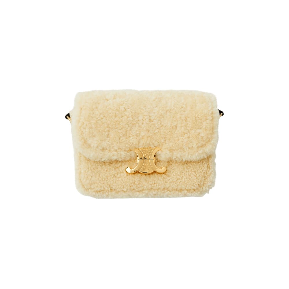 CELINE Teen Triomphe Bag 'Ivory'