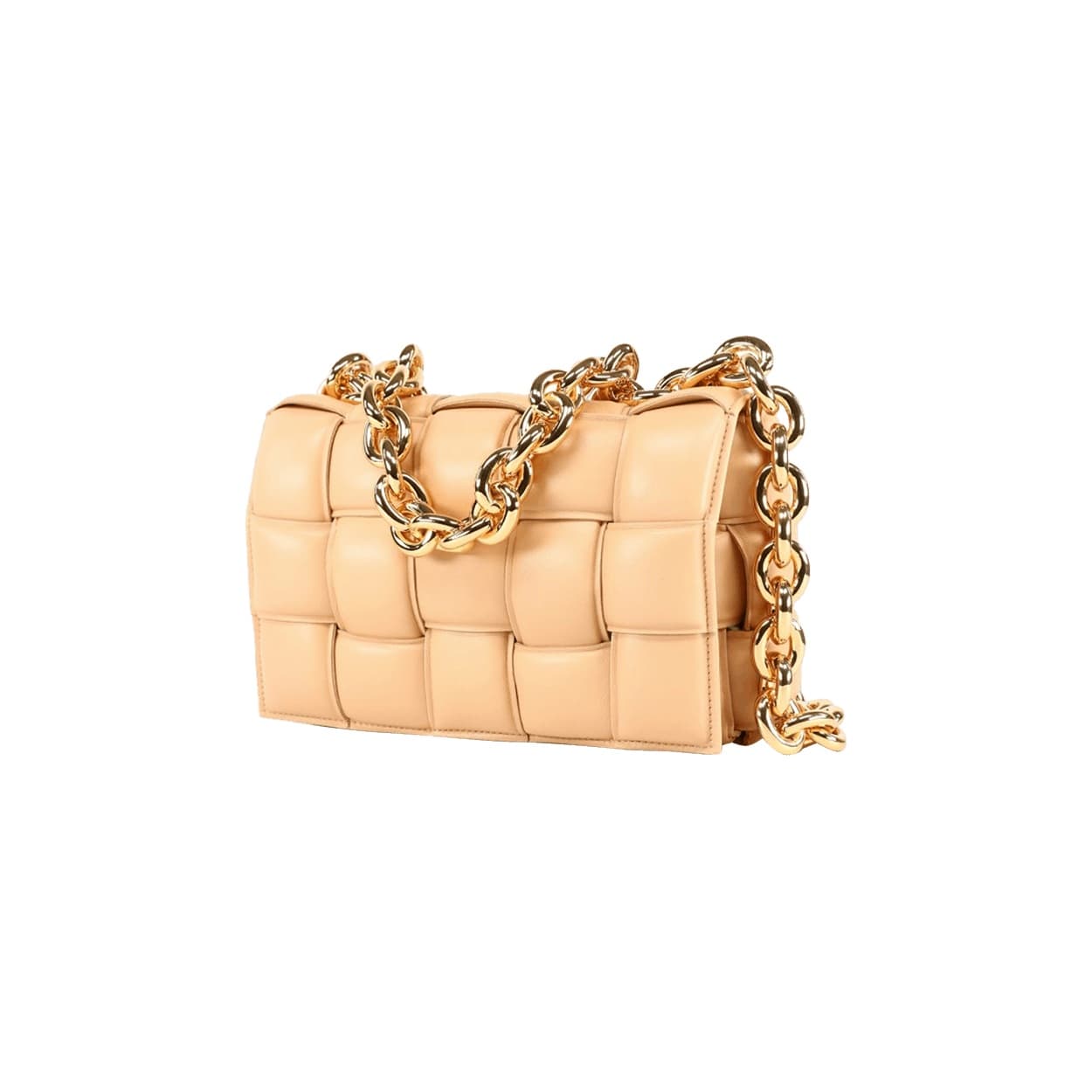 Bottega Veneta Chain Cassette Bag 'Almond/Gold'