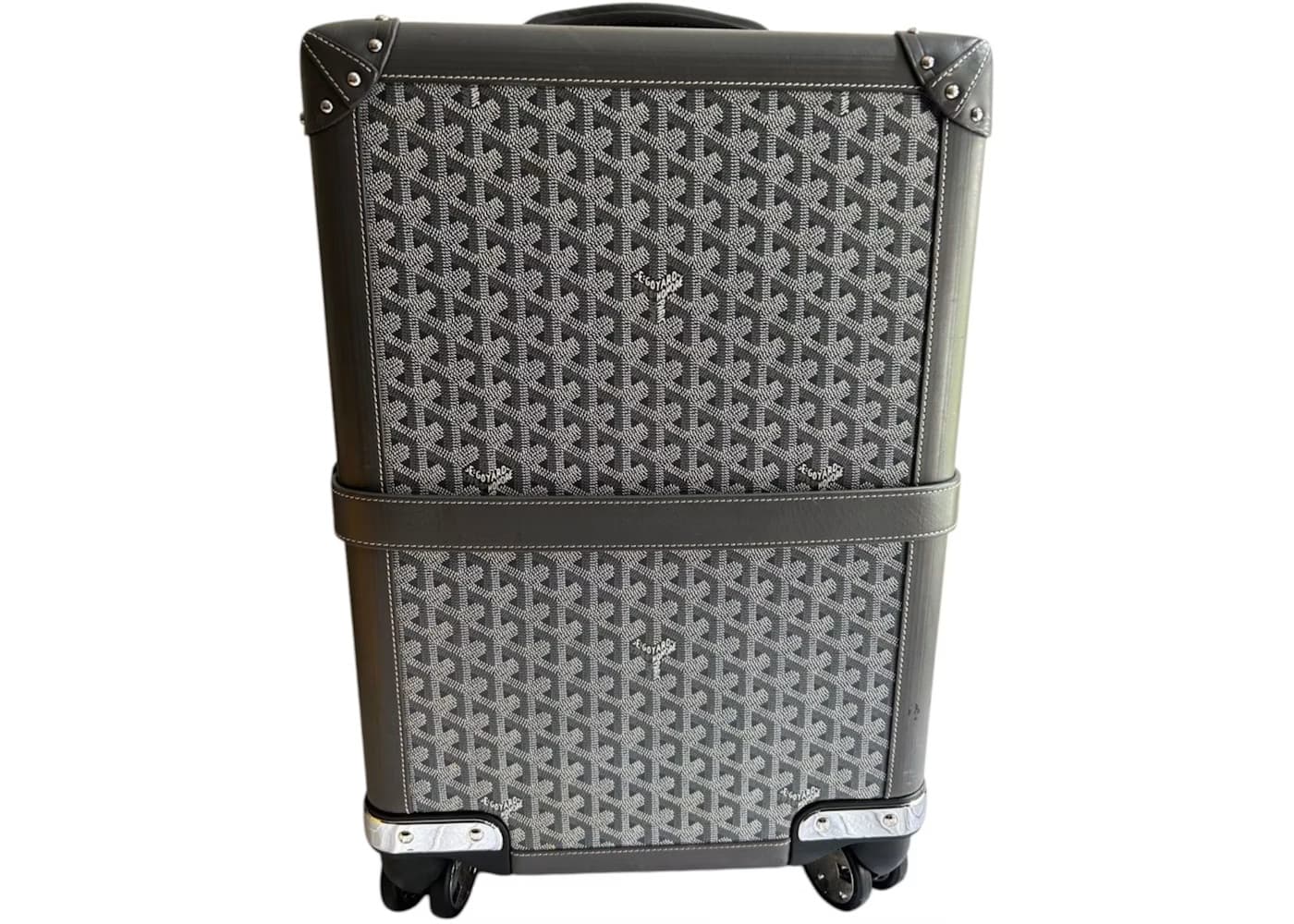 Goyard Bourget Trolley Case PM Grey
