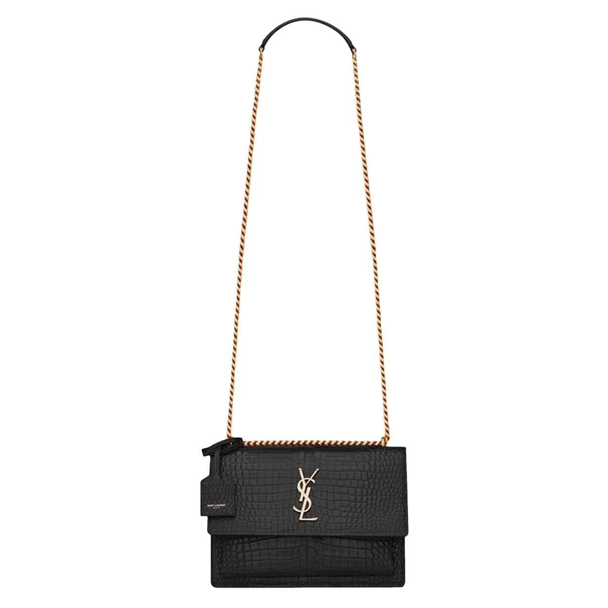 Saint Laurent Sunset Medium Chain Bag 'Black'