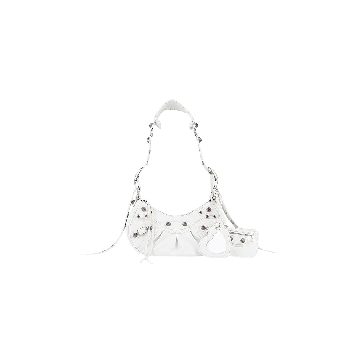 Balenciaga XS Le Cagole Shoulder Bag 'Optic White'
