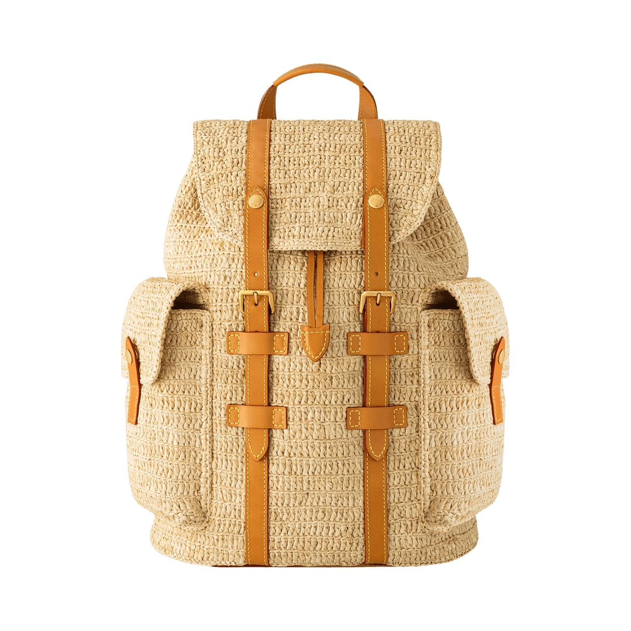 Louis Vuitton Christopher PM 'Natural Beige Natural Raffia'