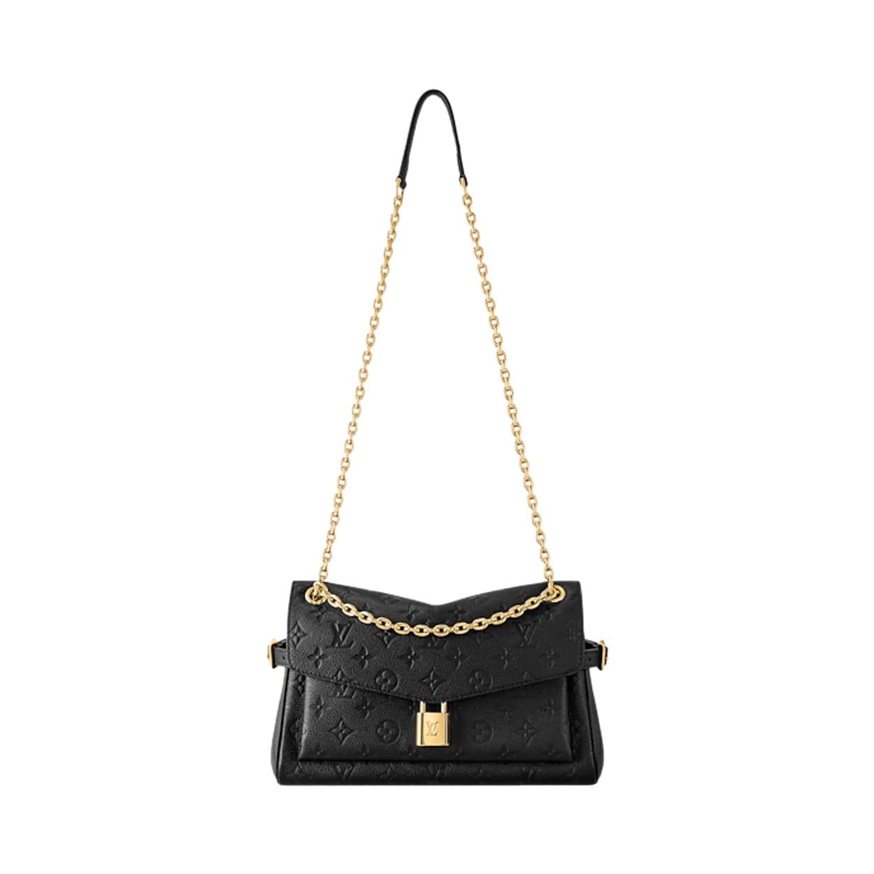 Louis Vuitton Anytime Flap Bag 'Black Monogram Embossed Empreinte Cowhide Leather'