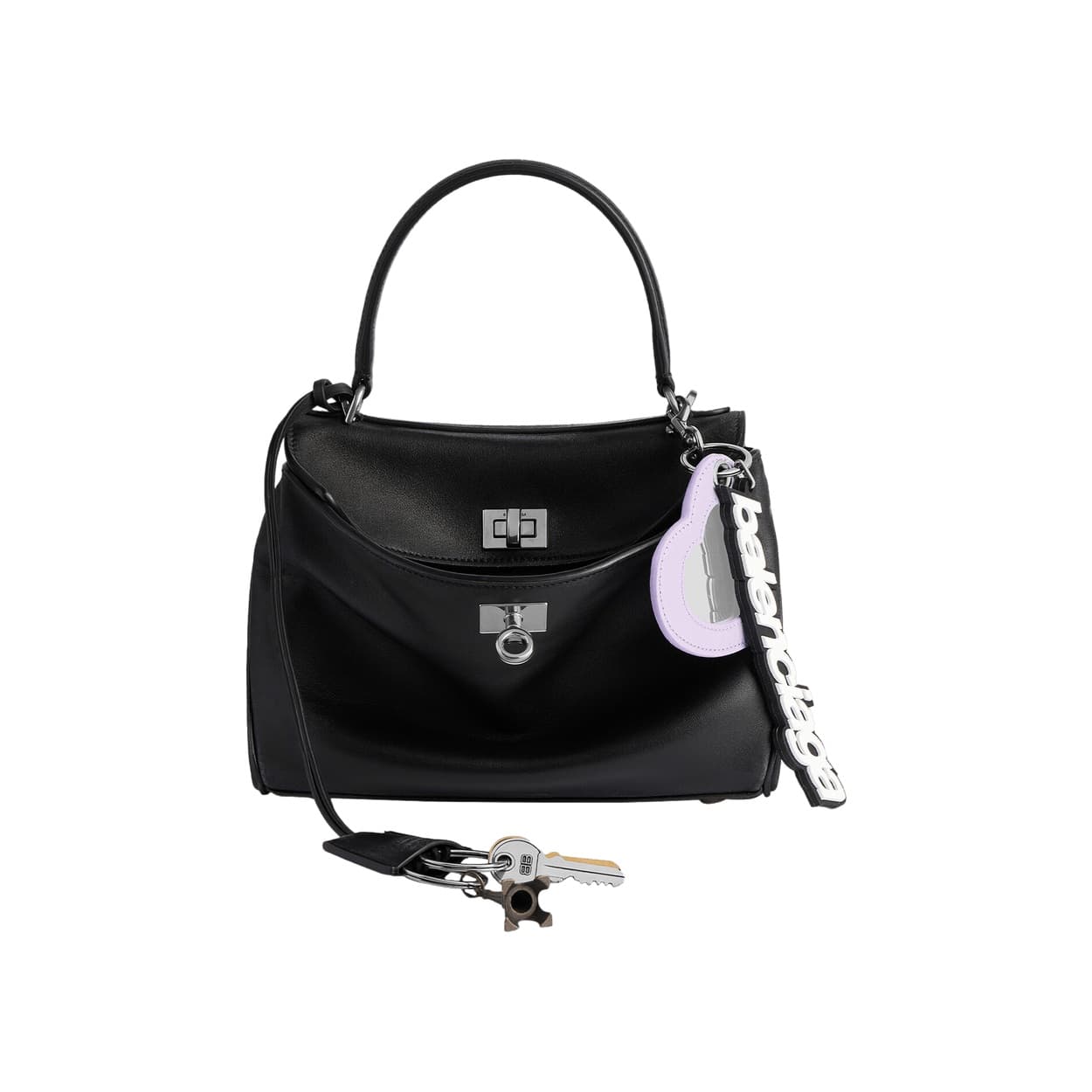 Balenciaga Rodeo Handbag Mini With Charms 'Black'