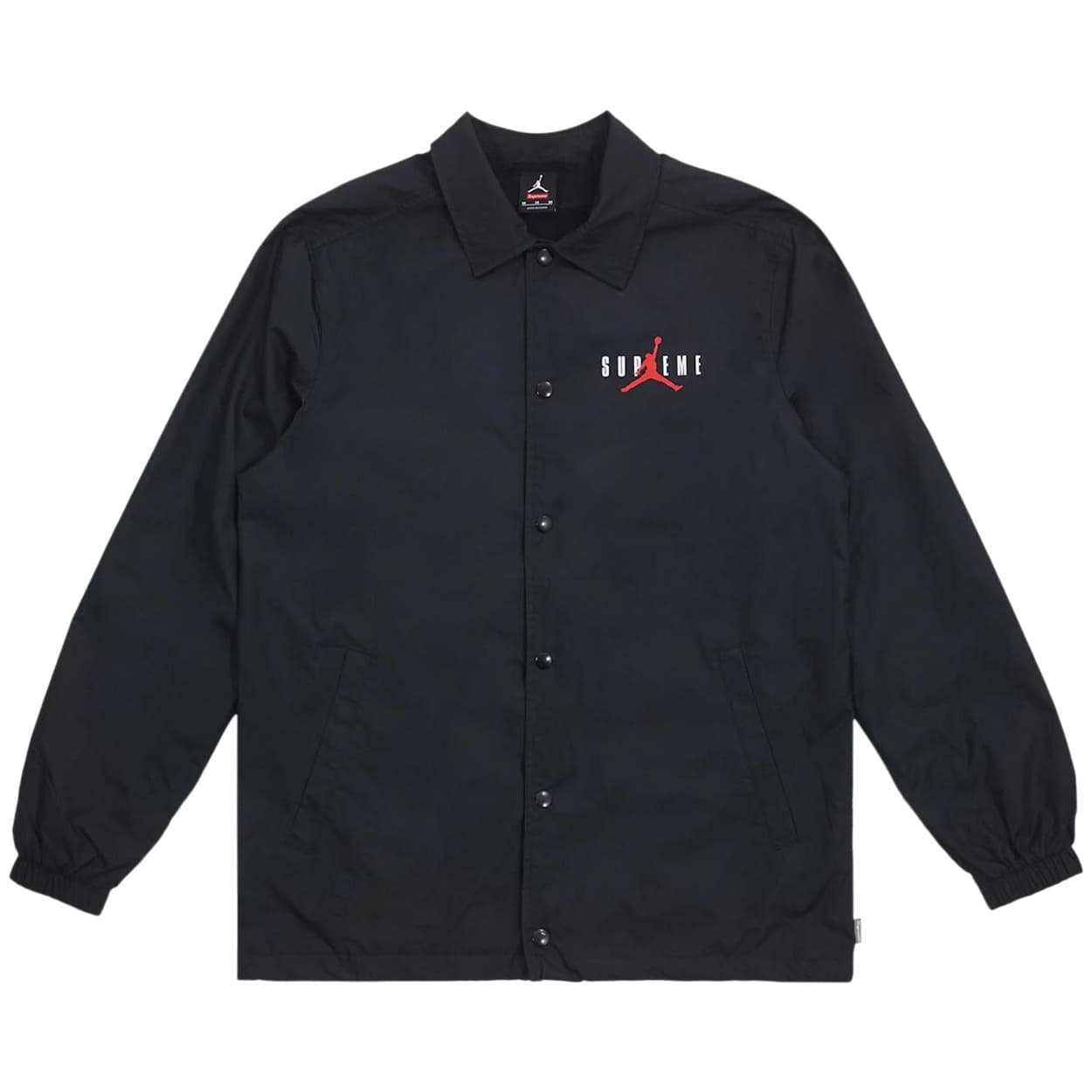 Supreme x Air Jordan Coaches Jacket 'Black'