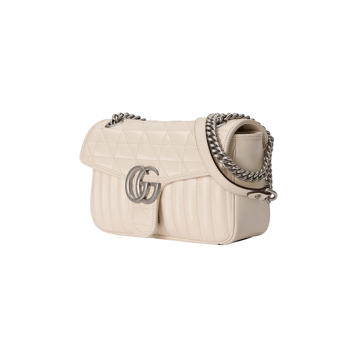 Gucci GG Marmont Small Shoulder Bag 'White'
