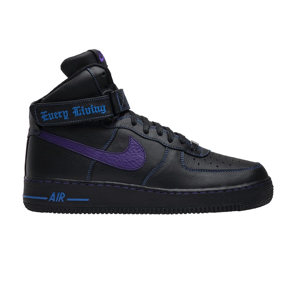 Vlone x Nike Air Force 1 High 'Purple Swoosh' Sample