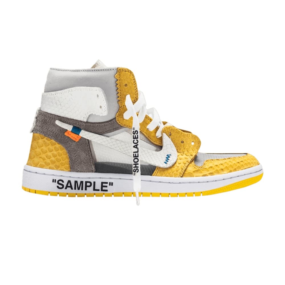 The Shoe Surgeon x Air Jordan 1 High 'Off-White Canary Yellow Luxe'