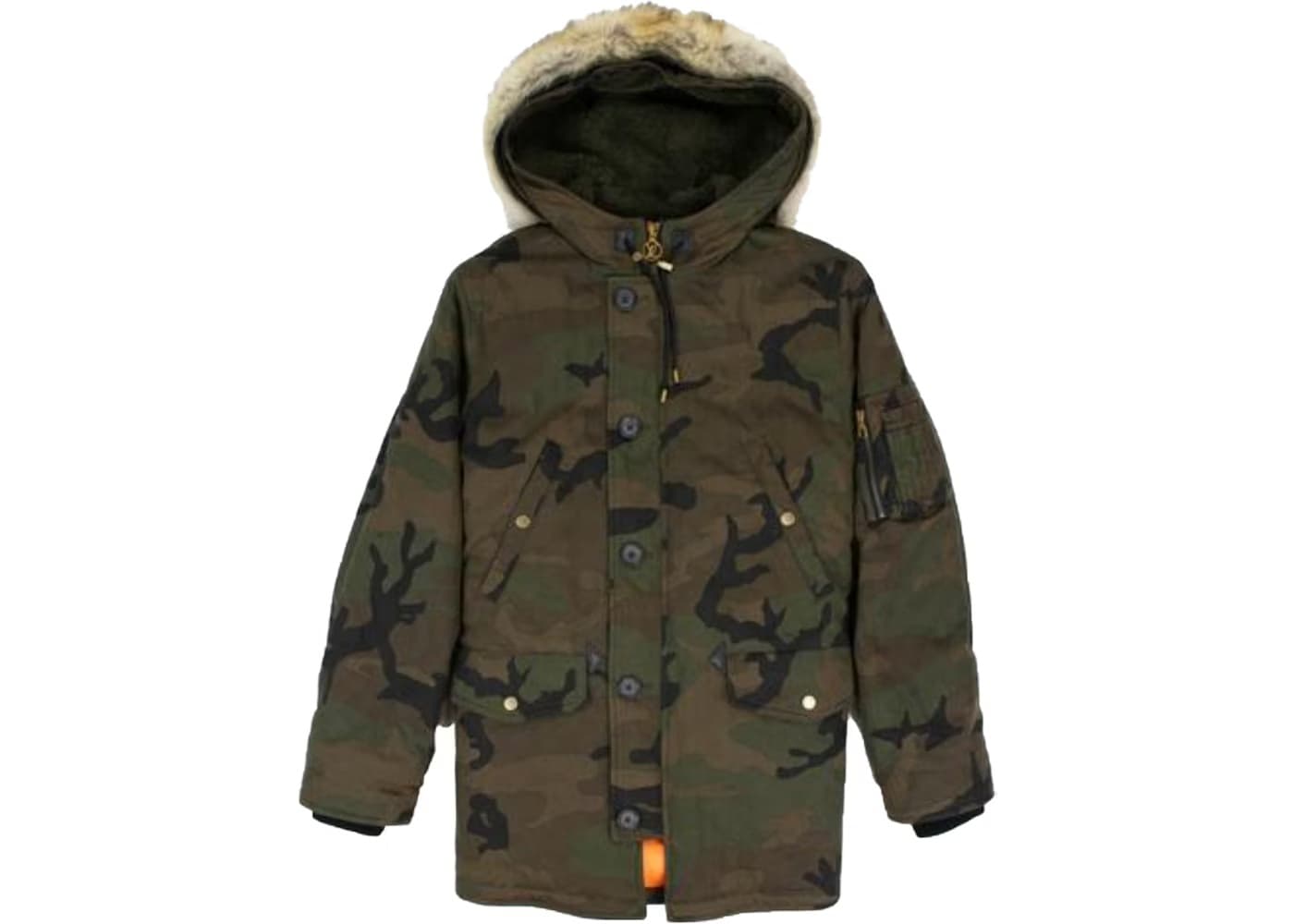 Supreme Louis Vuitton Jacquard Denim N-3B Parka Camo