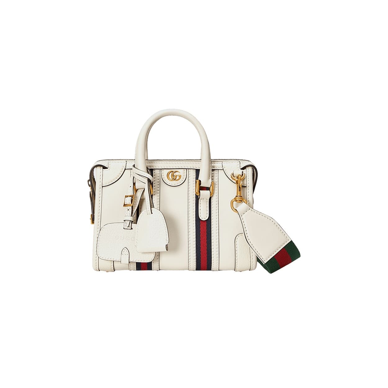 Gucci Mini Top Handle Bag With Double G 'White'